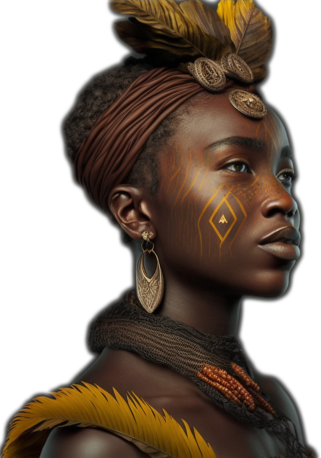 African Akan woman